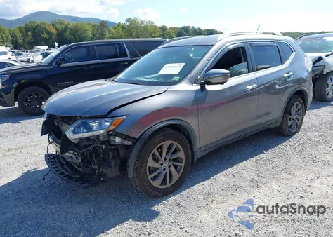 2016 Nissan Rogue Sl from USA, damaged, VIN KNMAT2MT8GP723074